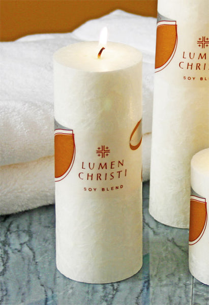 Lumen Christi Frankincense & Myrrh Pillar Candles – Community of St.  Benedict